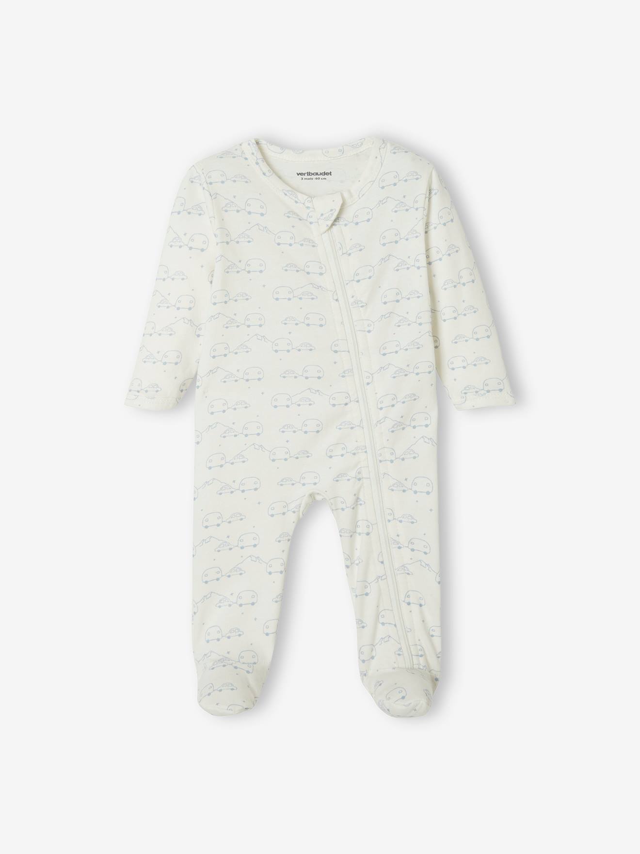 Conjunto de 3 pijamas de bebê de tricô, bege médio, bicolor/multicolorido
