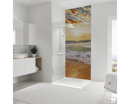 Doucheachterwand SCHULTE DecoDesign foto Golden Sands strand 255 x 100 cm D190102523 694
