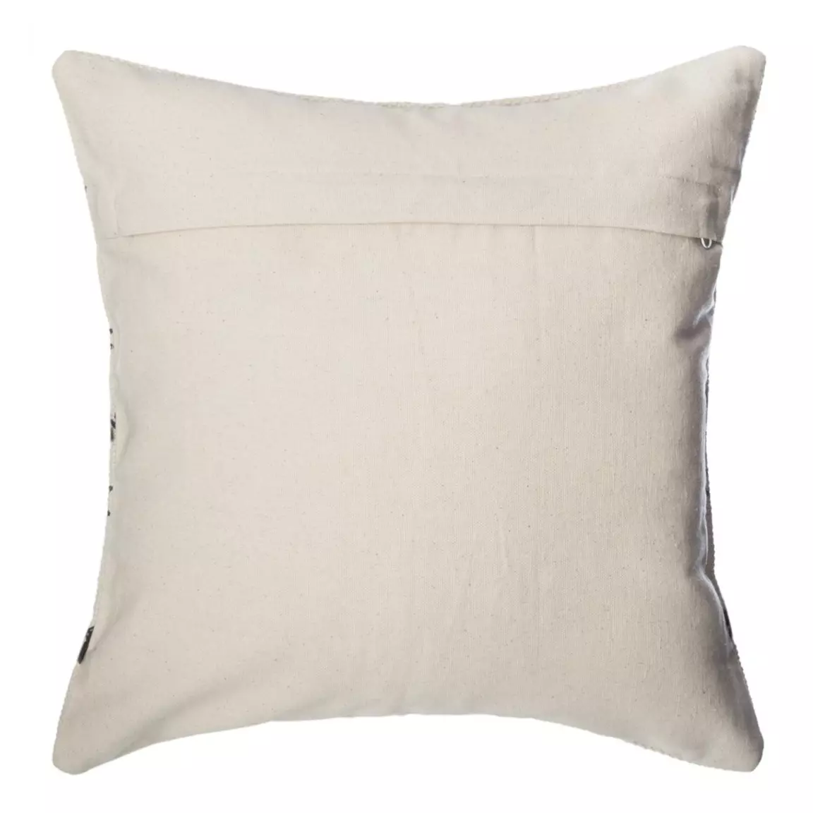 Housse de coussin carrée coton (40 x 40 cm) Etnik Gris
