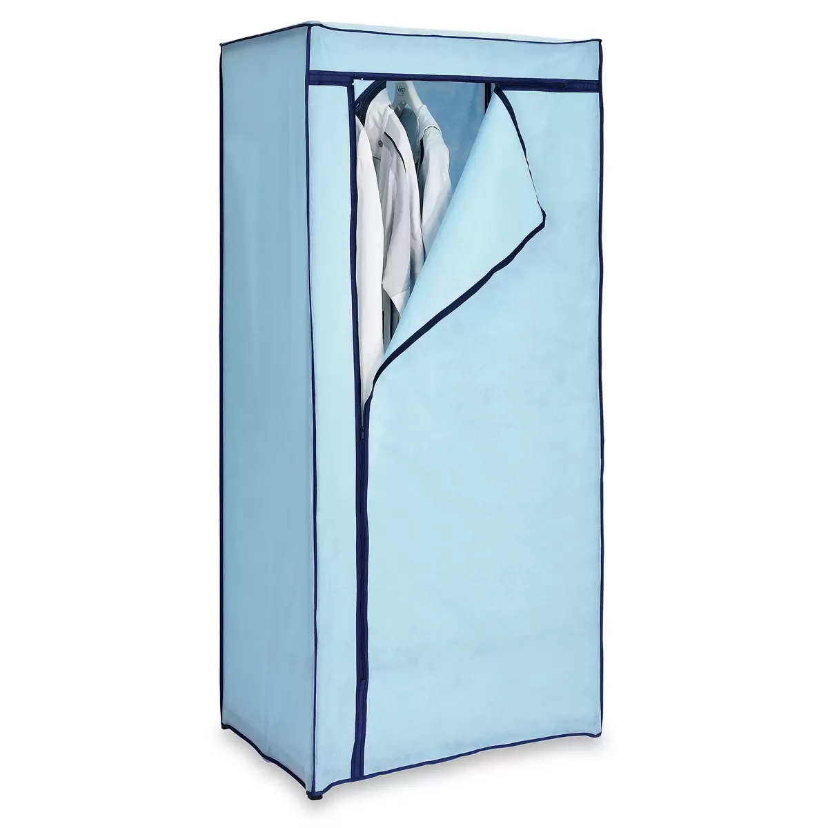 Stoffschrank Fancy blau,schwarz