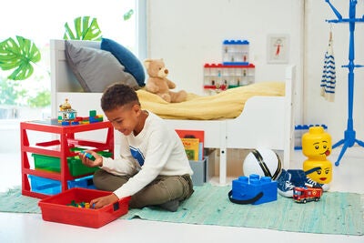 LEGO Oppbevaringshylle med 3 skuffer, Blå