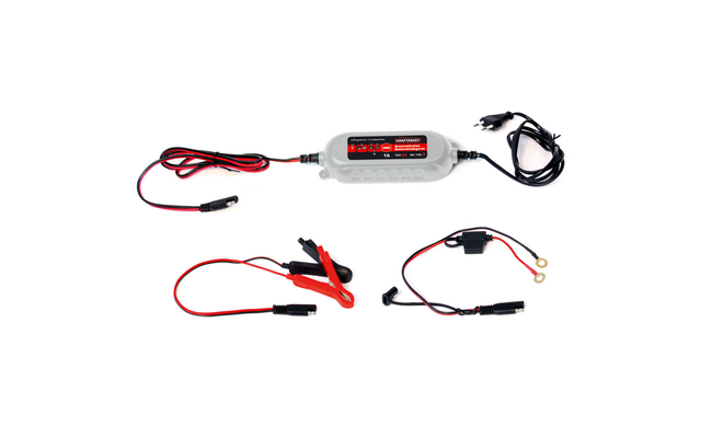 Dino KRAFTPAKET Batterieladegerät  6/12V 1A + Ring