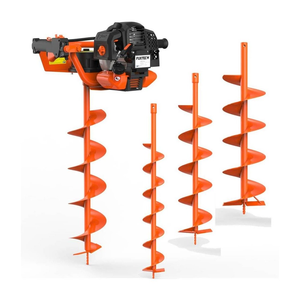 Tarière thermique - fx-eb152 - 52cm3 mèches 100, 150 et 200mm