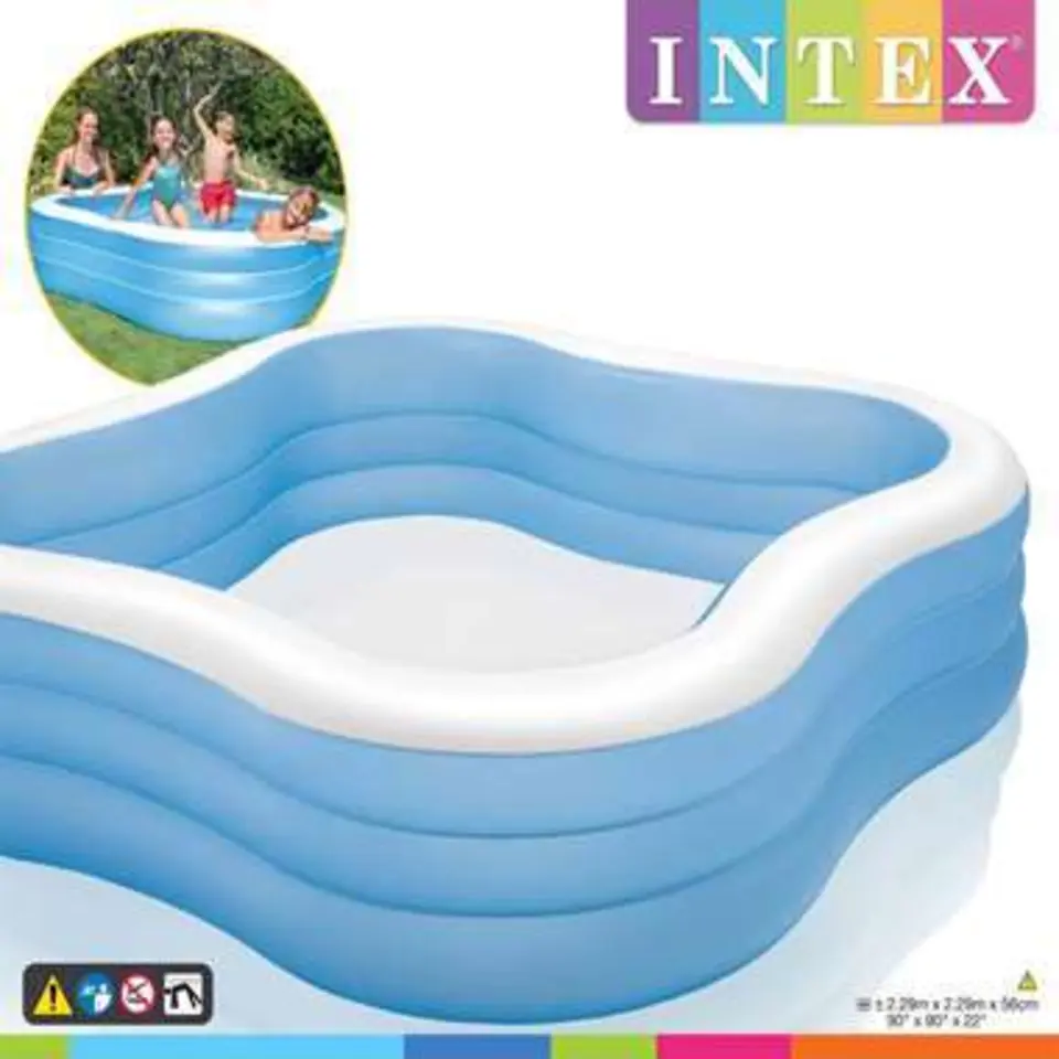 INTEX - Opblaasbaar Zwembad - Vinyl