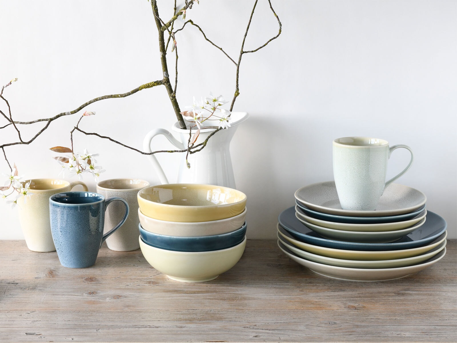 CreaTable Kombiservice NATURE COLLECTION REACTIVA AQUA 16-teilig