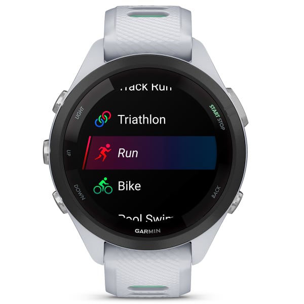 Montre cardio GPS GARMIN FORERUNNER 265S WHITESTONE