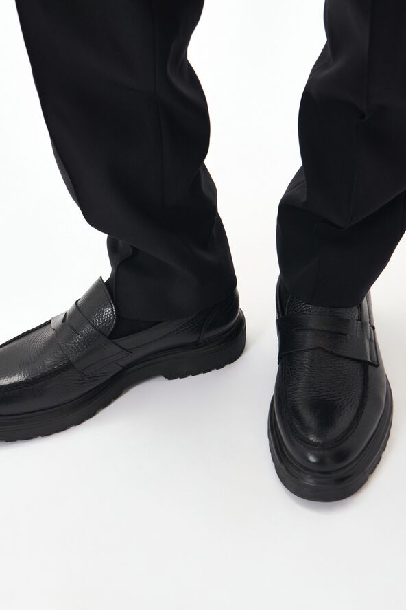 Matinique MABritton Grain Chunky Loafer Black