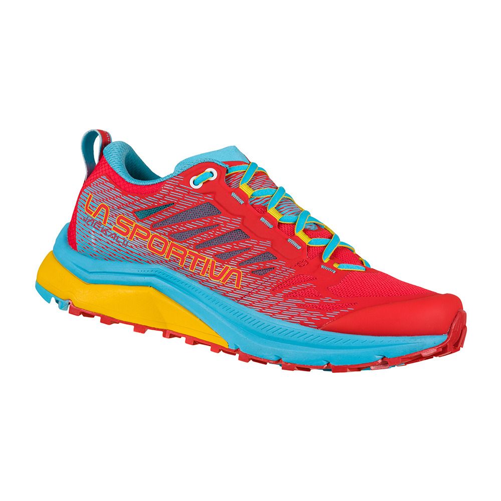 La Sportiva JACKAL II - Chaussures trail Femme hibiscus/malibu blue