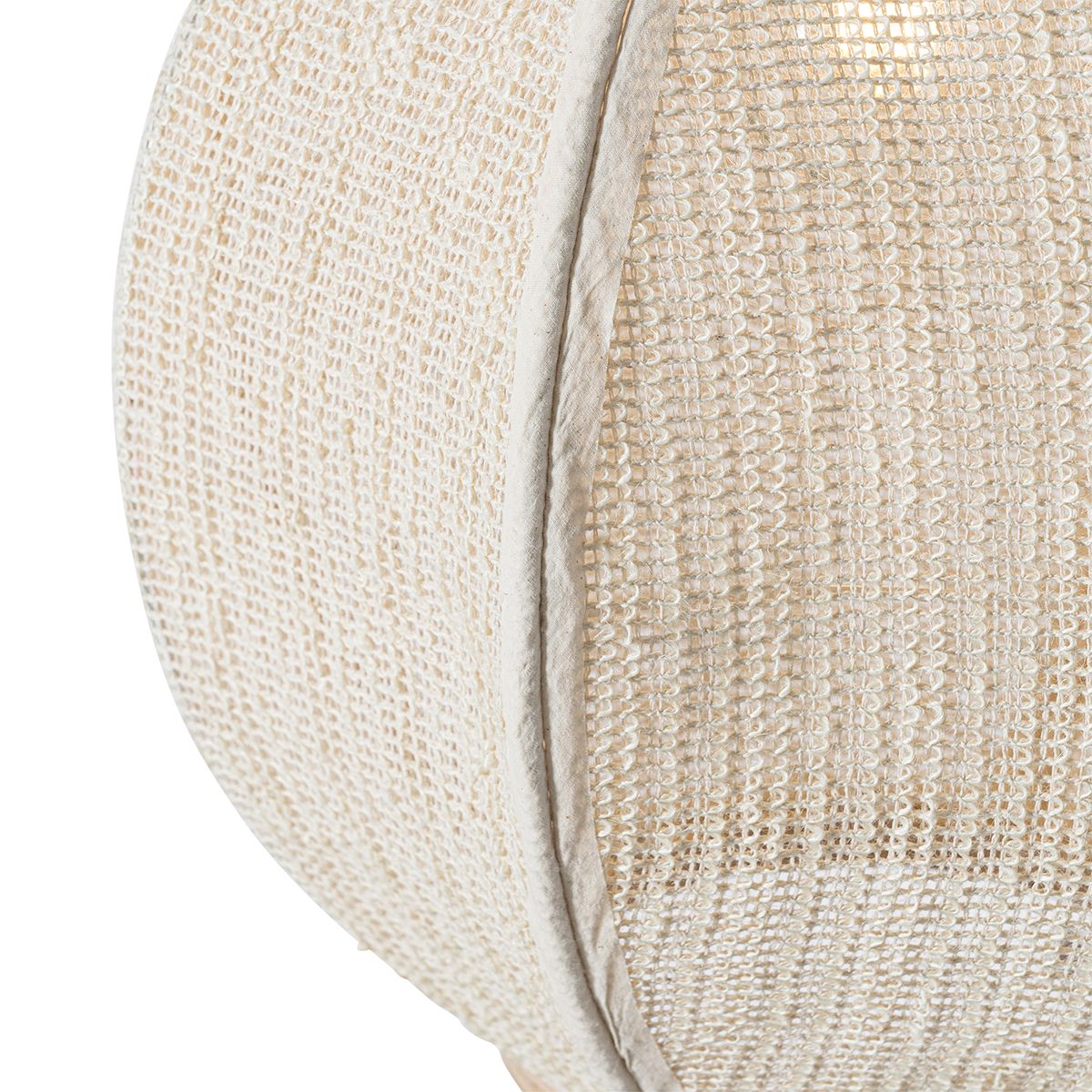 Oosterse hanglamp naturel stof 46 cm - Rob