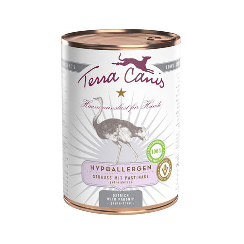 Terra Canis Hypoallergenic - Struisvogel met Pastinaak