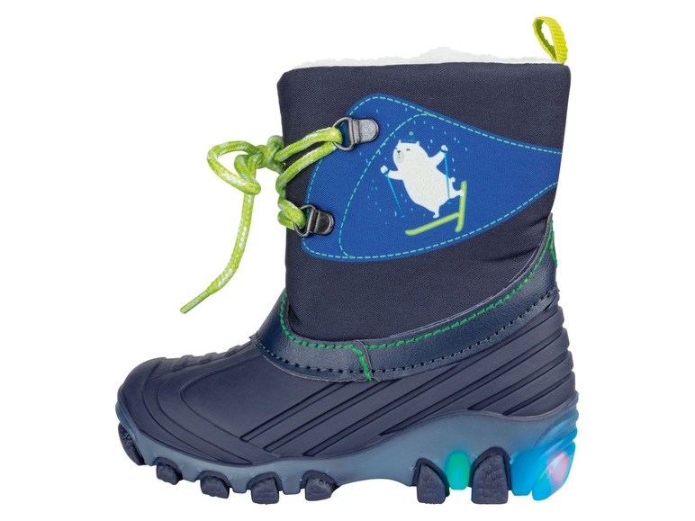 Jongens snowboots met LED-licht