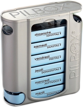 PILBOX 7 Medikamentenspender 7 Tage deutsch/französisch 1 Stk