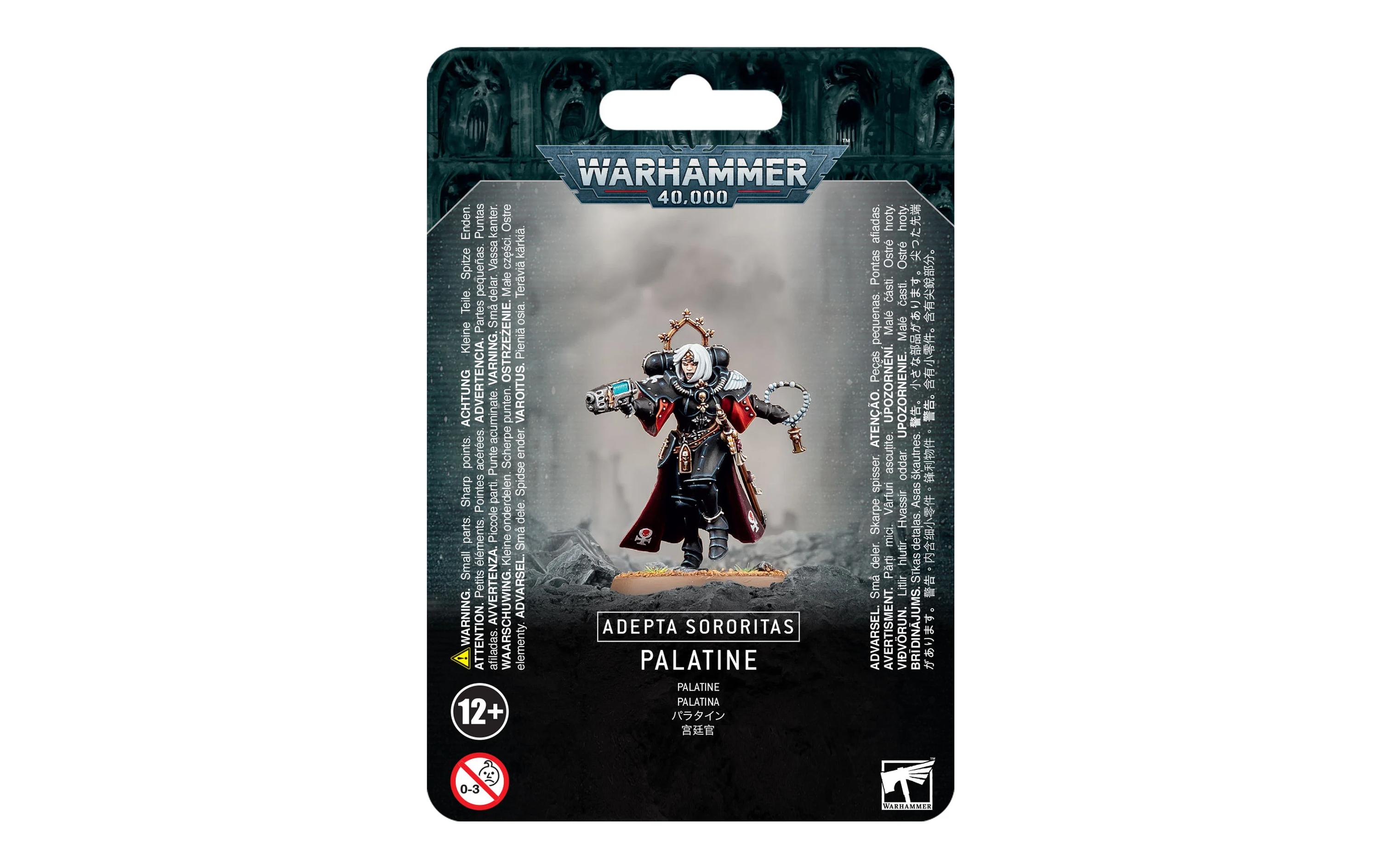 Figur Warhammer 40.000 Adepta Sororitas PalatinEffektives Unterstützungs-Charaktermodell für Ihre Sororitas