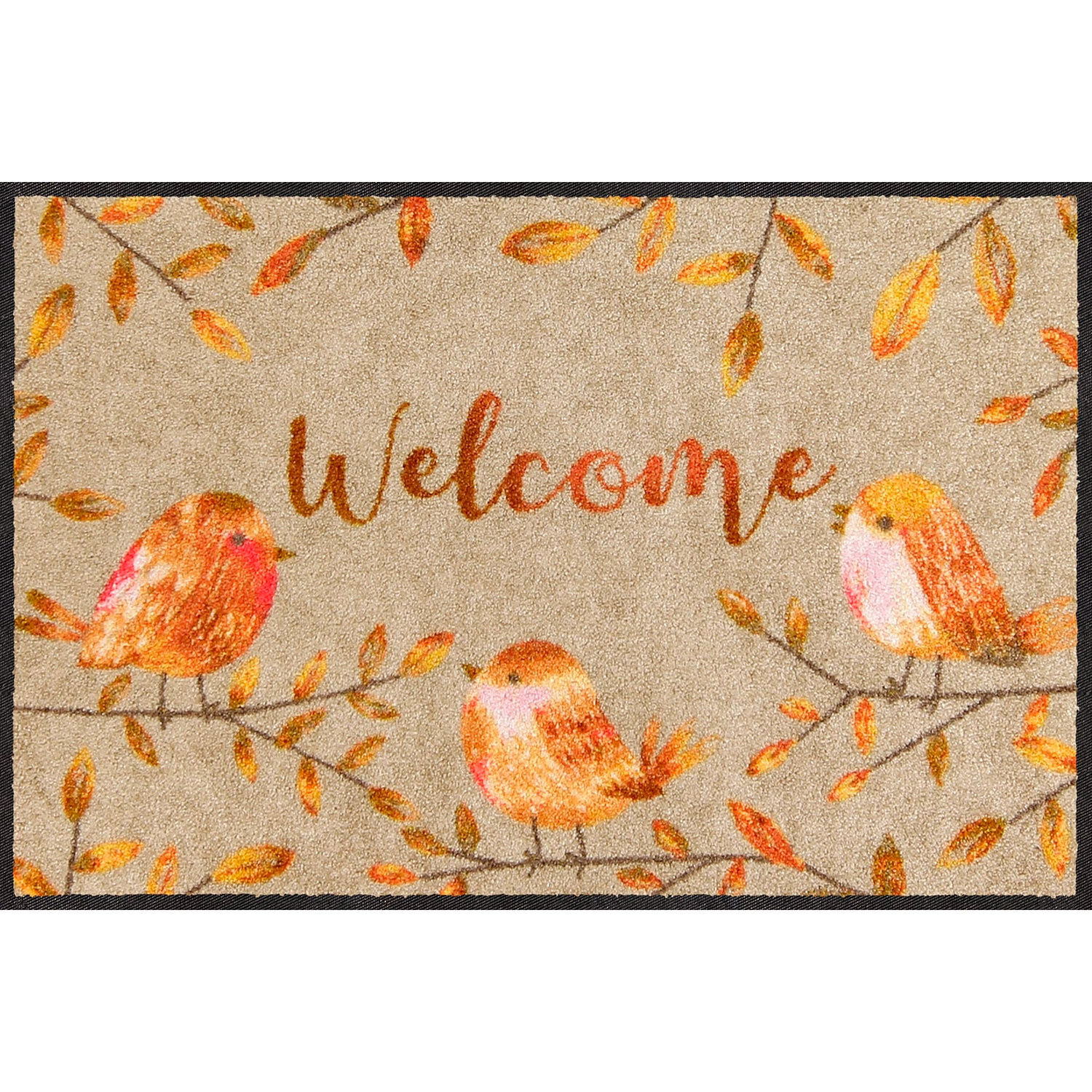 Türmatte Lovely Birdies mit Herbstmotiv