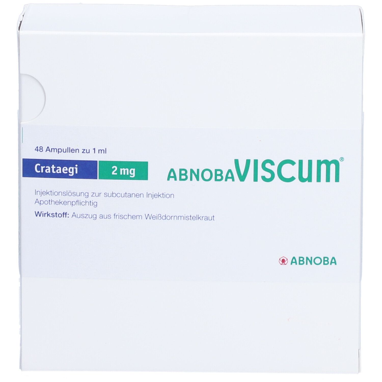 abnobaVISCUM® Crataegi 2 mg Ampullen