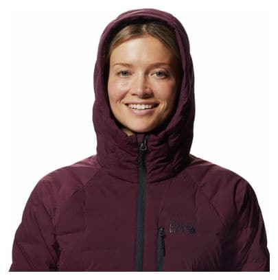 Doudoune Femme Mountain Hardwear Stretchdown Hoody Bordeaux