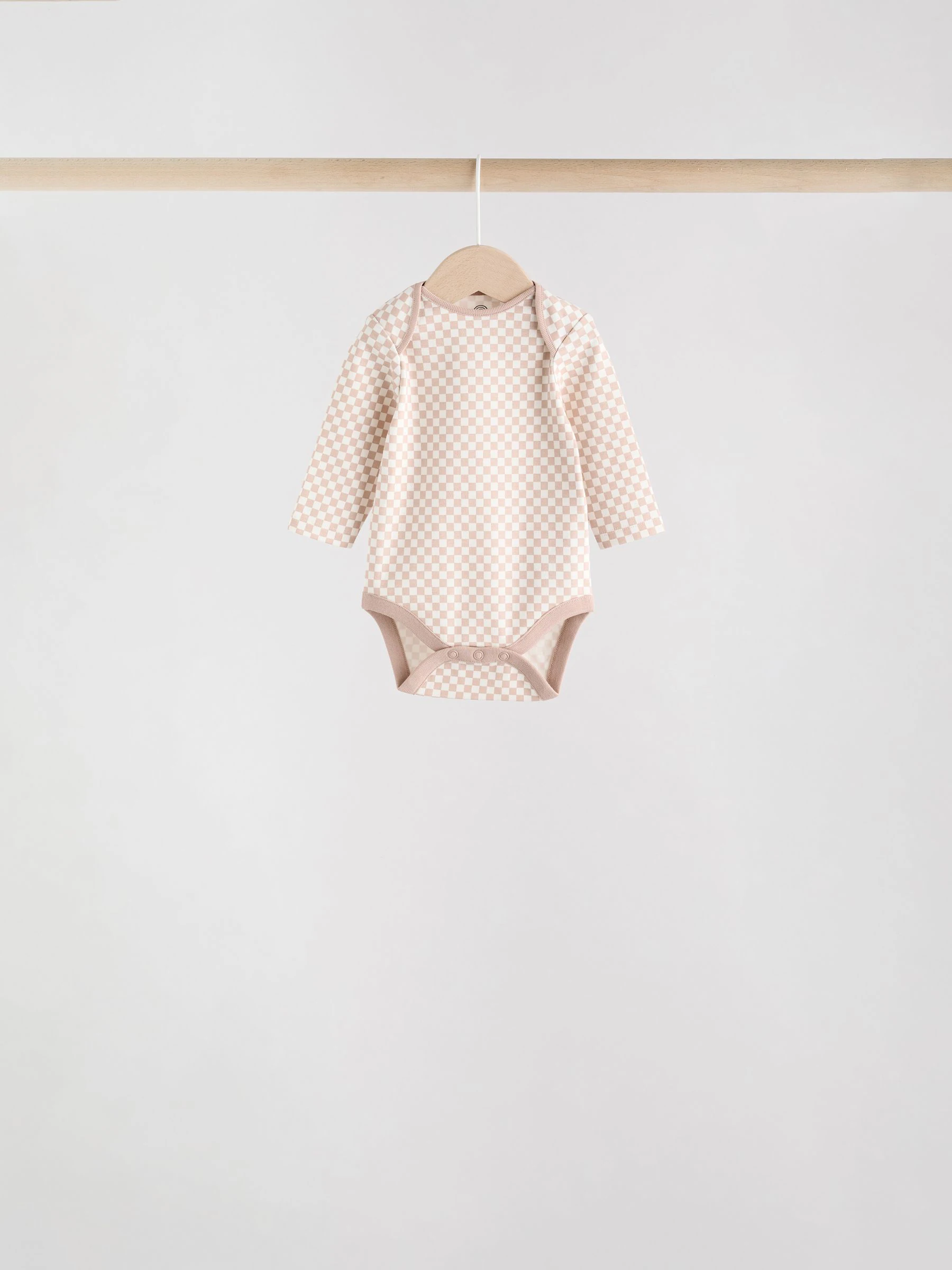 Blauw - Set van 5 rompers met lange mouwen