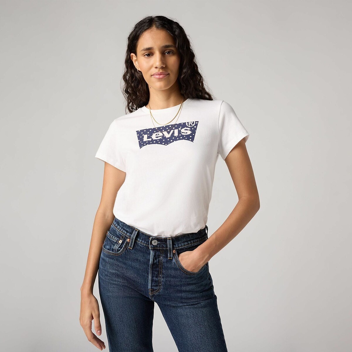 Camiseta de manga curta Levi's com estampa do logotipo