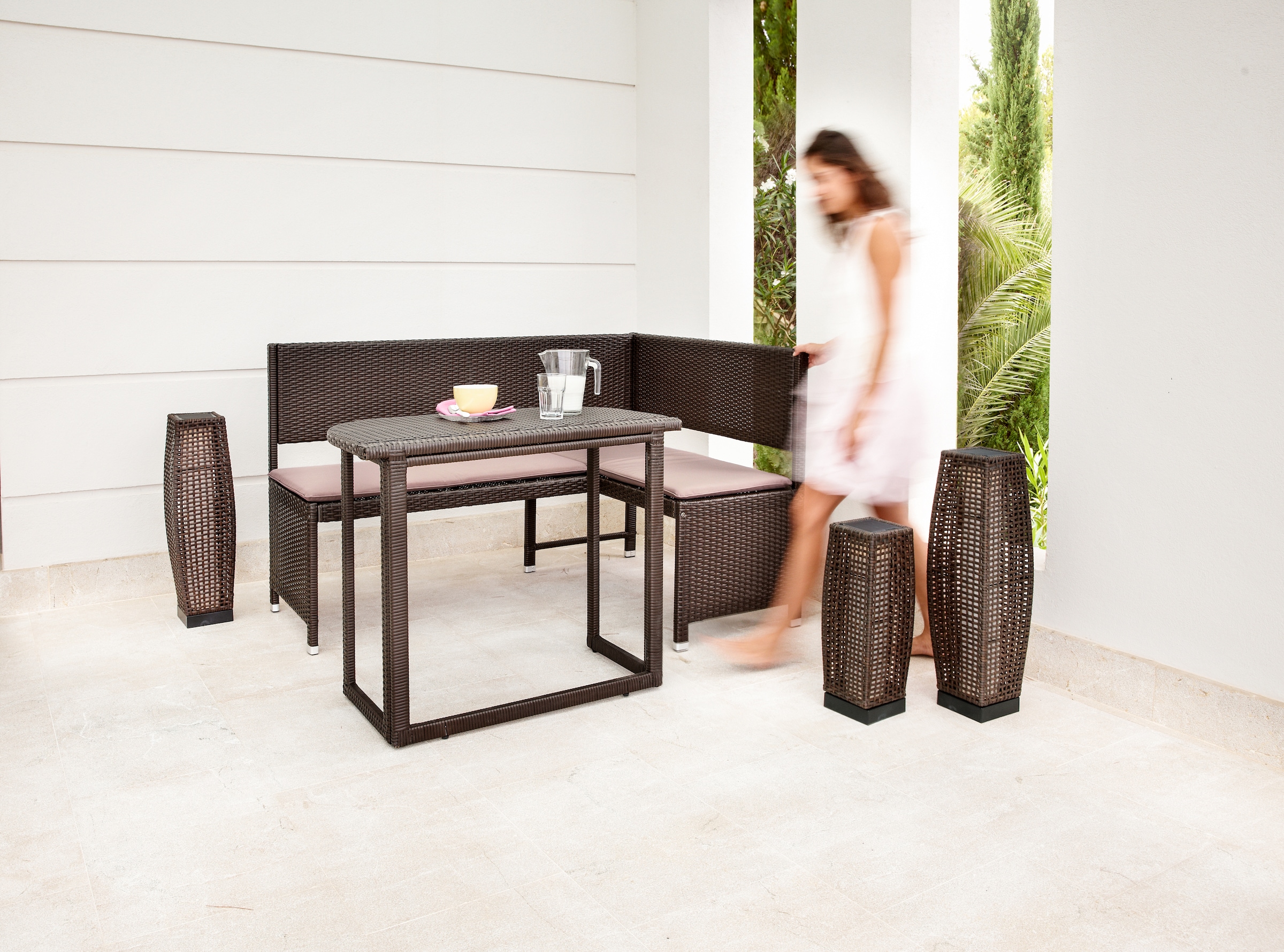MERXX Gartentisch »Rattan« 50x90 cm