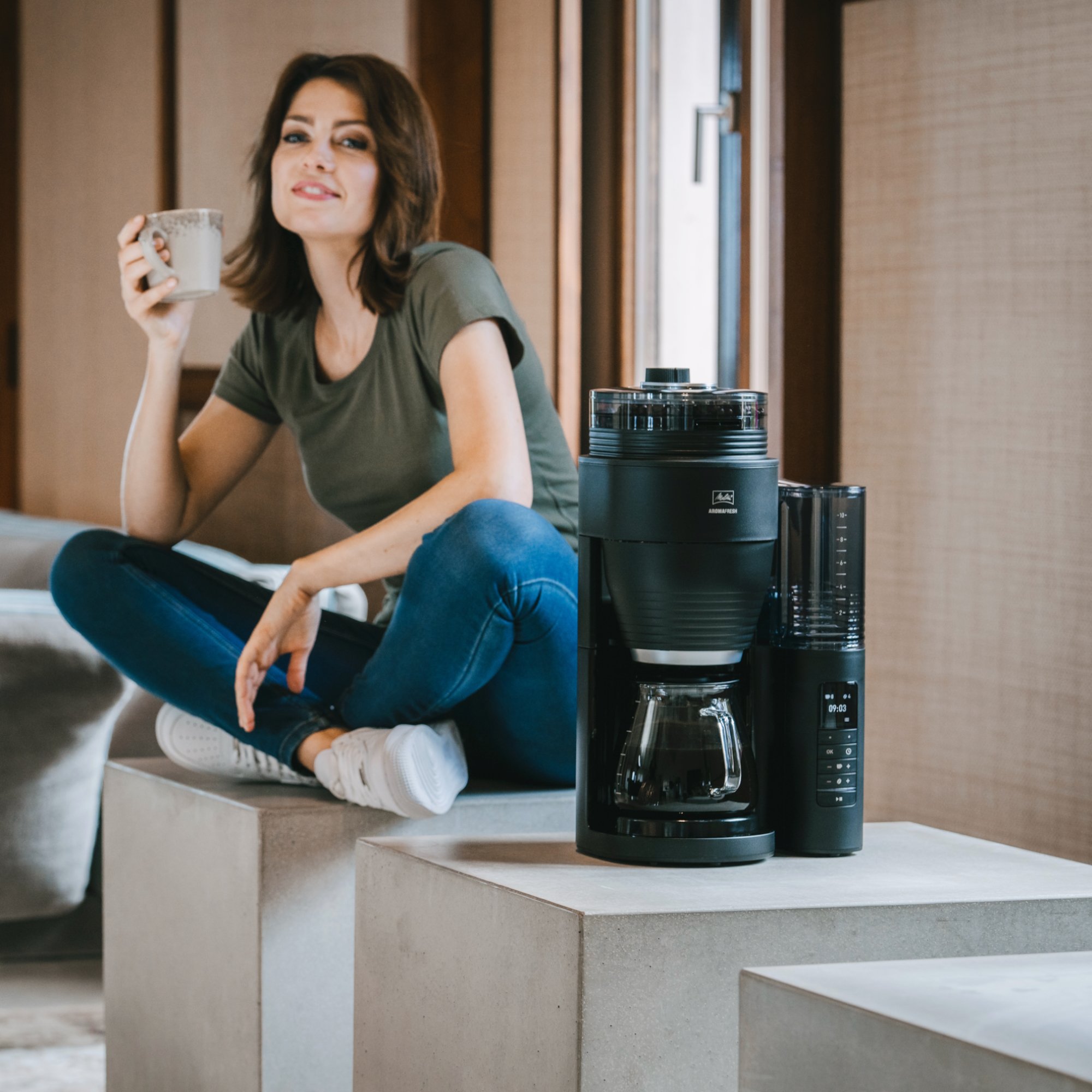 AromaFresh X Pro|Filterkaffeemaschine mit Mahlwerk
