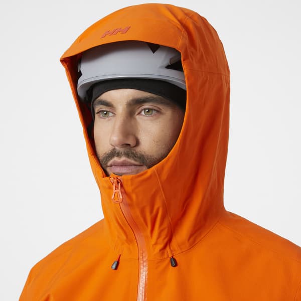 Veste ski de randonnée HELLY HANSEN VERGLAS INFINITY SHELL JACKET BRIGHT ORANGE
