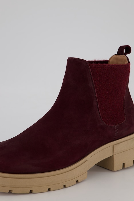 Chelsea-Boots, Elastikeinsatz, Nappaleder, Komfortweite