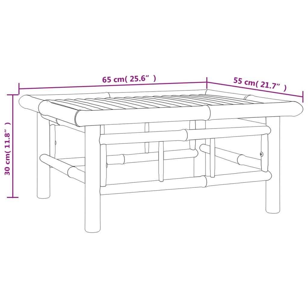 Salon de jardin meuble d'extérieur ensemble de mobilier 5 pièces avec coussins gris foncé bambou