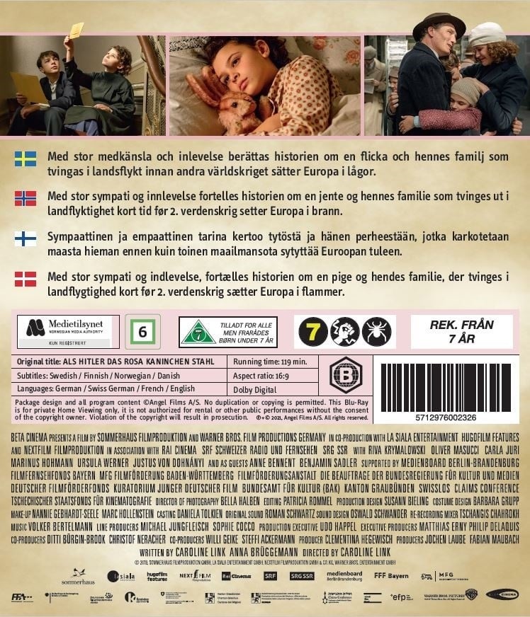 Da Hitler stjal den lyserøde kanin - When Hitler Stole the Pink Rabbit