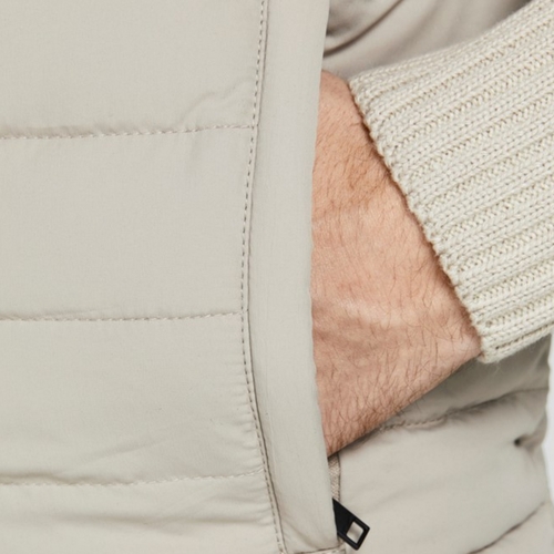 Jack & Jones - 12211132 JJERECYCLE BODYWARMER NOOS CROCKERY Beige