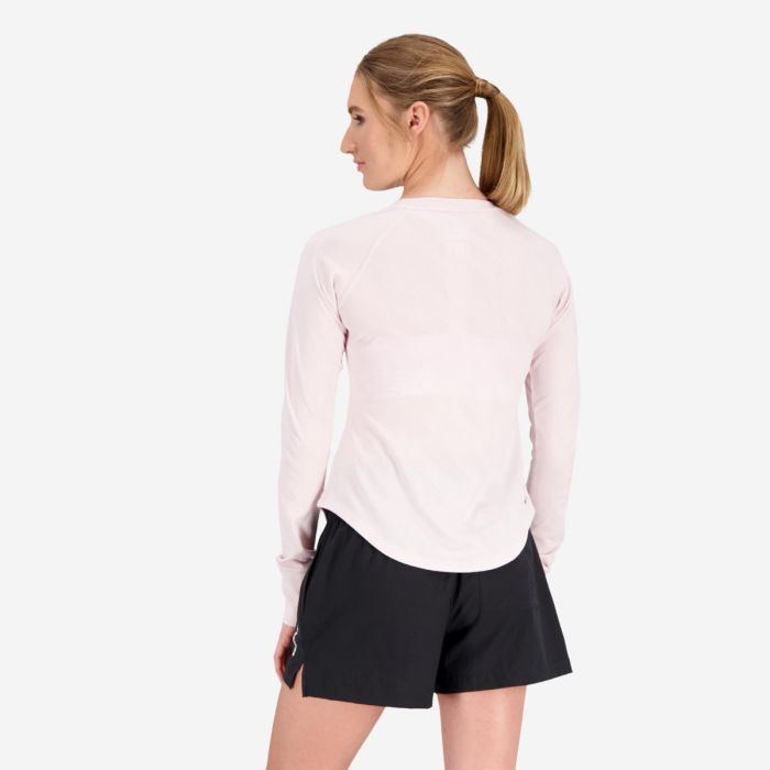 New Balance Dame Trøjer Q Speed Jacquard Long Sleeve Lilla
