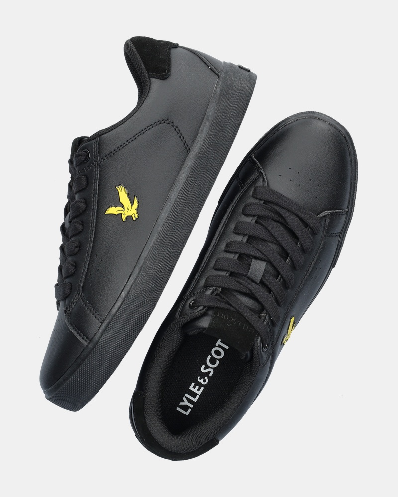 Lyle & Scott Whitburn Lage sneakers  - zwart