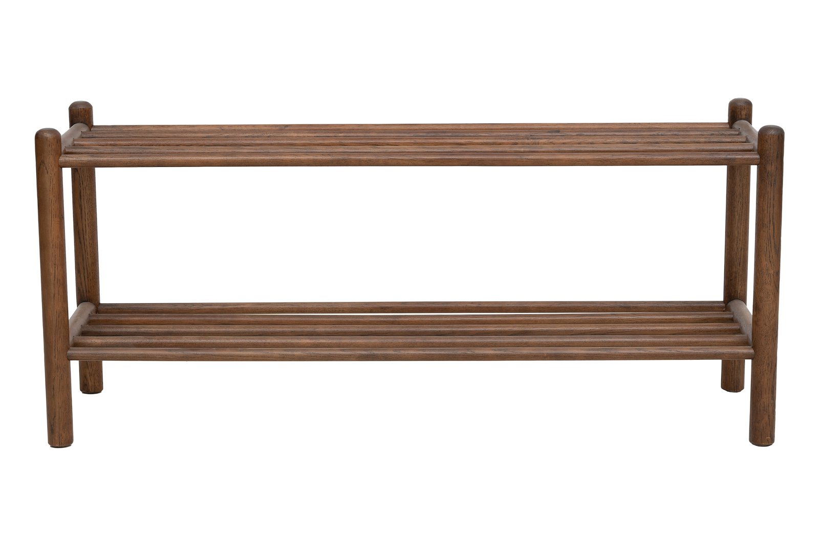 Aspen skohylle Natur eik brunbeiset str 100x30x44cm