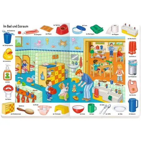 Coppenrath Verlag Bilder suchen - Wörter finden: Im Kindergarten