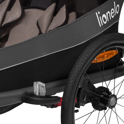 Lionelo Cama Sykkelvogn, Grey Graphite