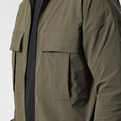 Ensemble Veste Zippée Et Pantalon Cargo 10701336 Vert Kaki