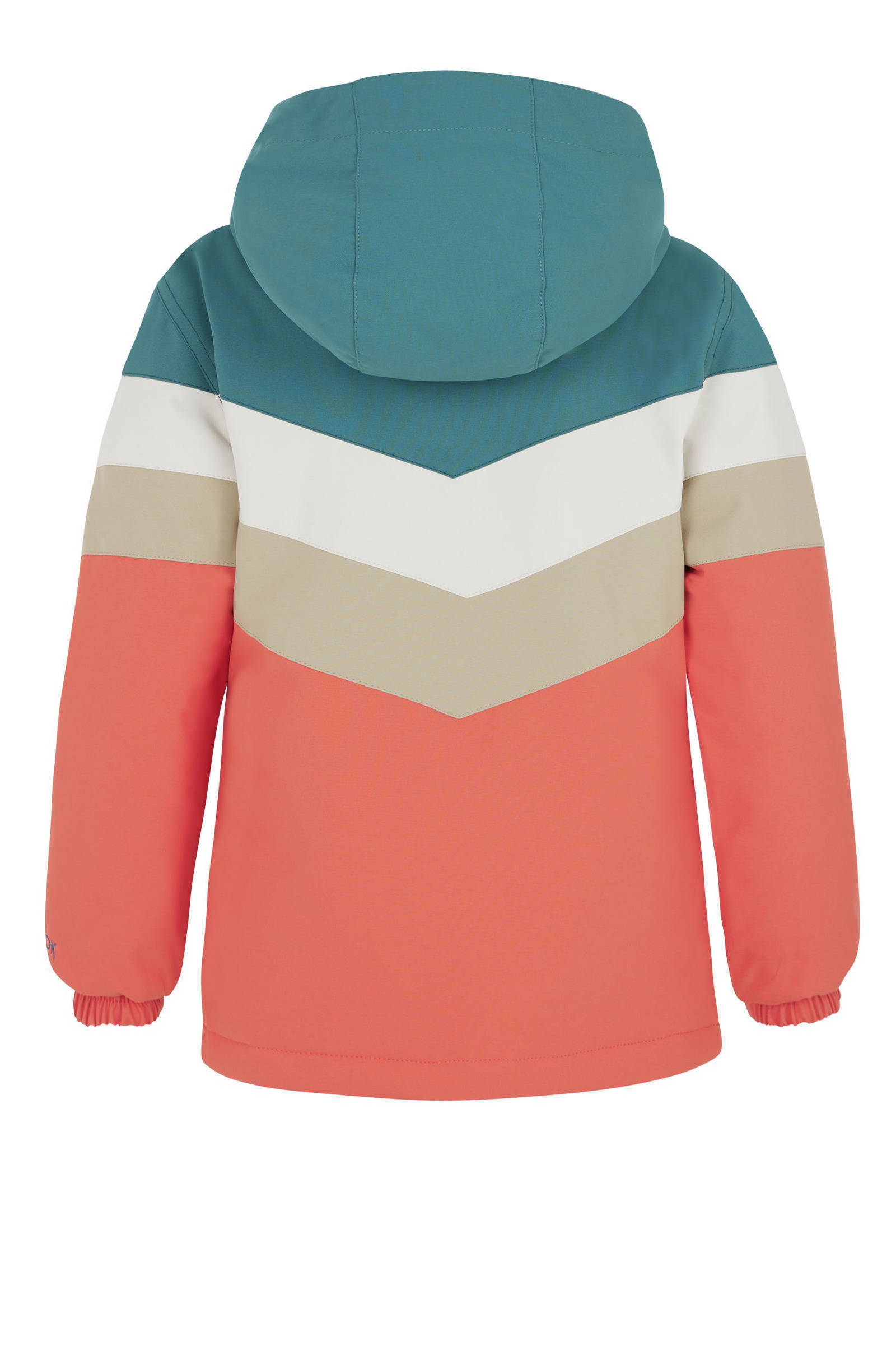 Protest ski-jack PRTNOI TD aqua/koraalrood/ecru