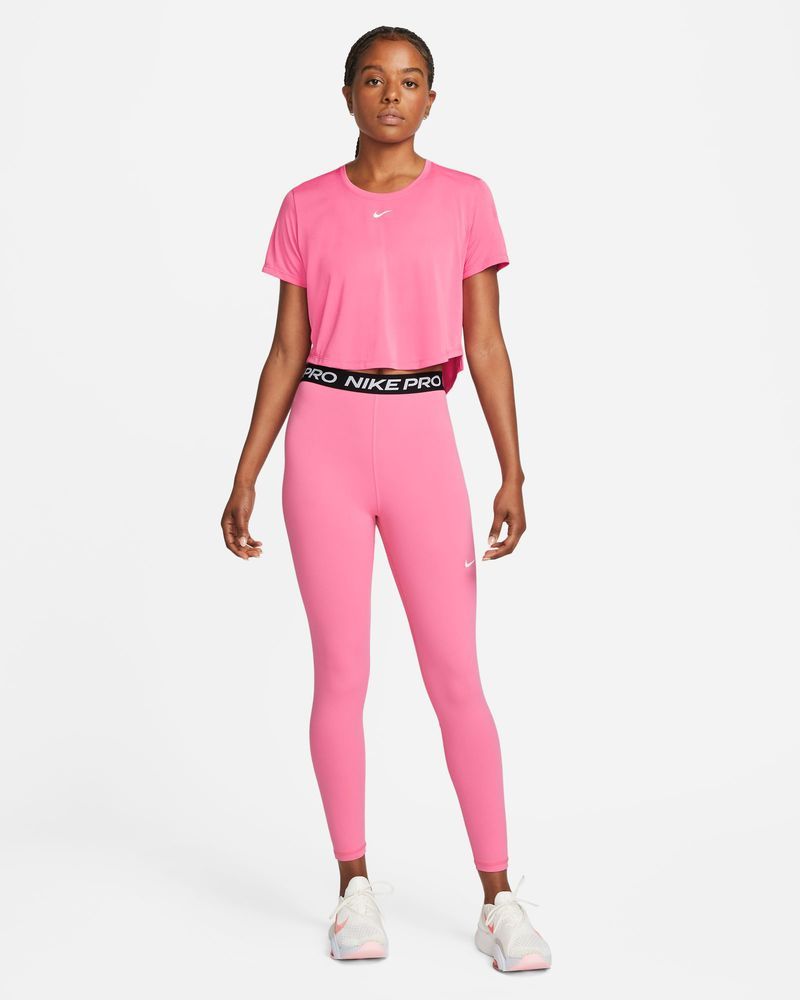 Crop top Nike One Rose pour femme