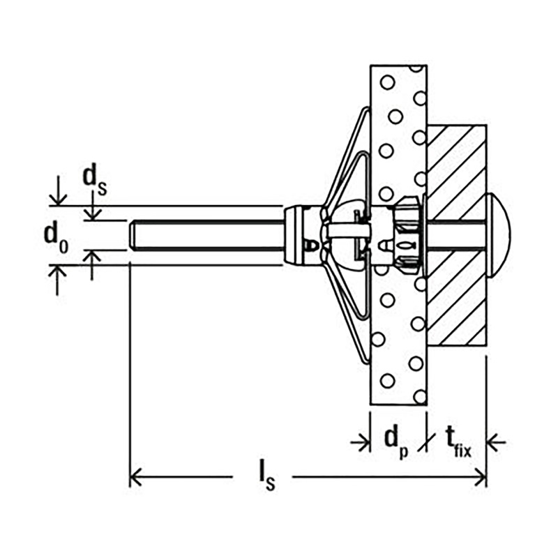 Fischer DuoHM S PH TX hollewandplugpgen 5x55mm TX25