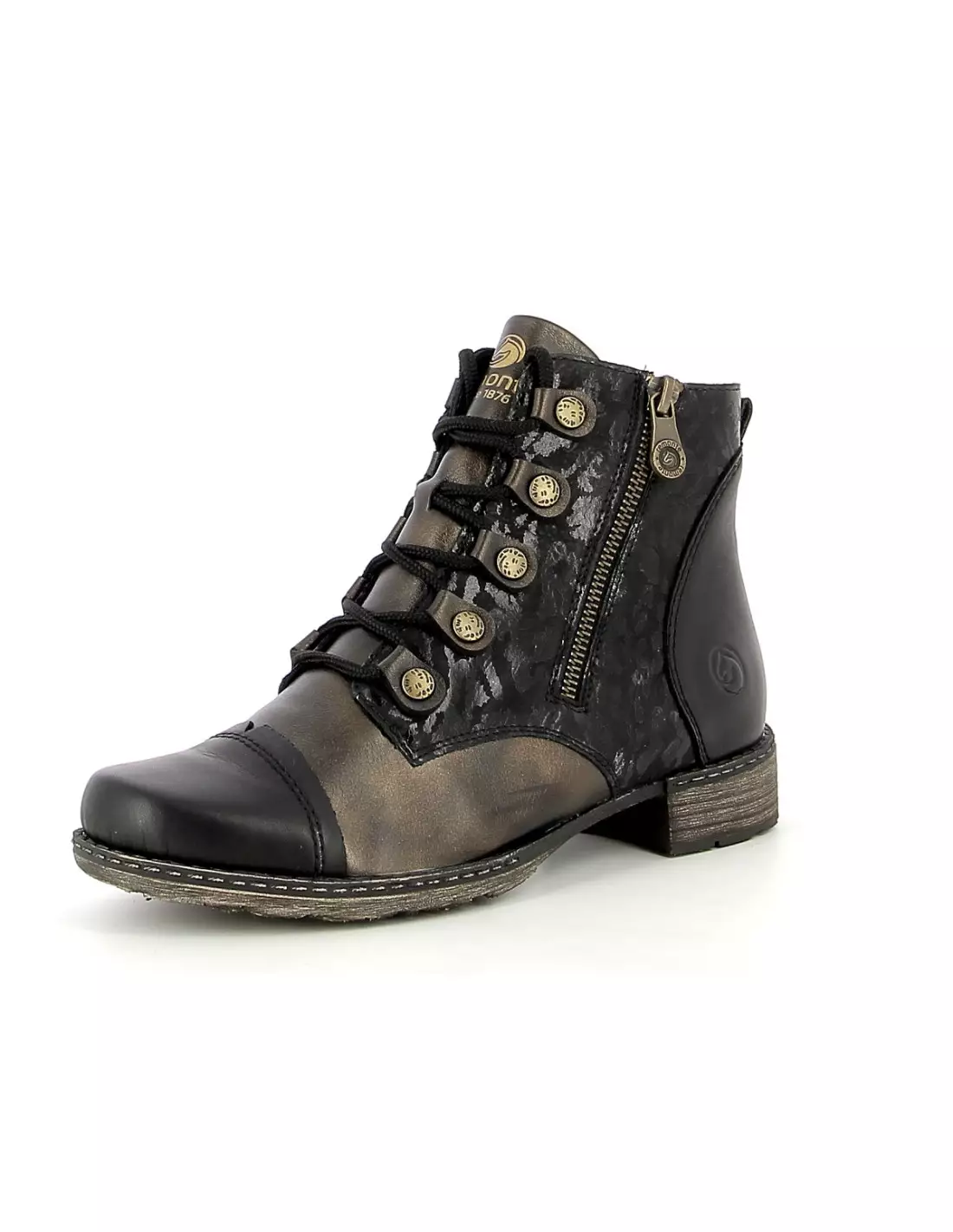 REMONTE D4391 02 - Boots & bottines schwarzantik