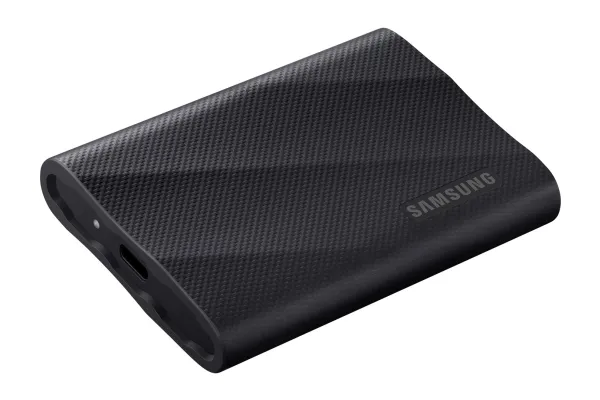 Samsung T9 MU-PG2T0B - SSD - krypteret - 2 TB - ekstern (bærbar) - USB 3.2 Gen 2x2 (USB-C stikforbindelse) - 256-bit AES - sort