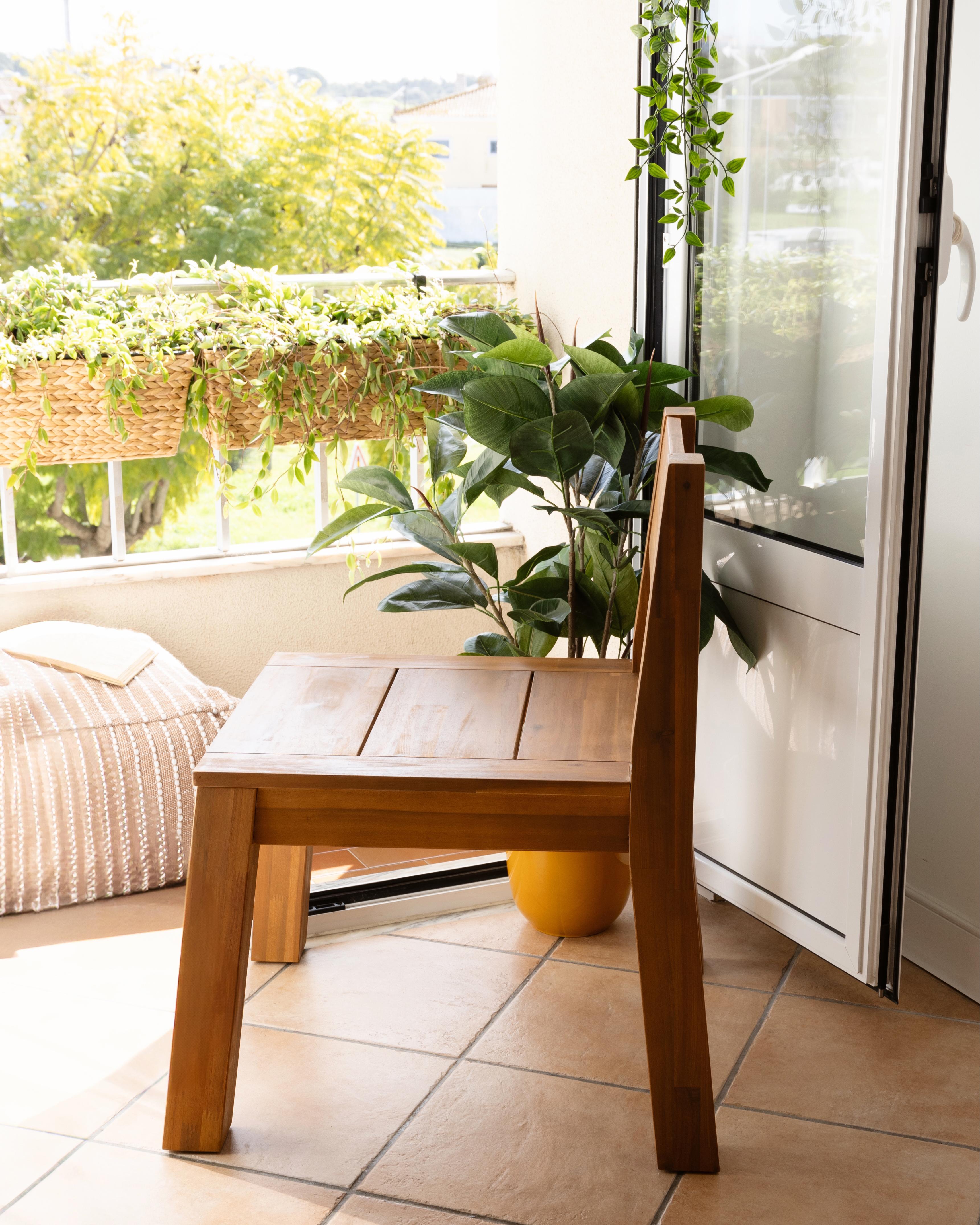 Tuinstoel LIVORNO Acaciahout Bruin