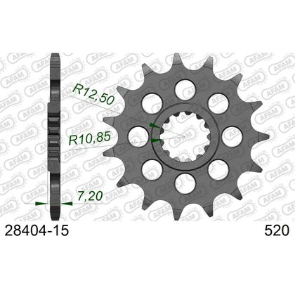 Kit chaine AFAM 520 Type Acier origine