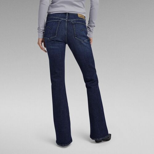 G-Star Raw - D21290 C051 - 3301 FLARE-G122 WARN IN HIMALAYA BLUE Negro