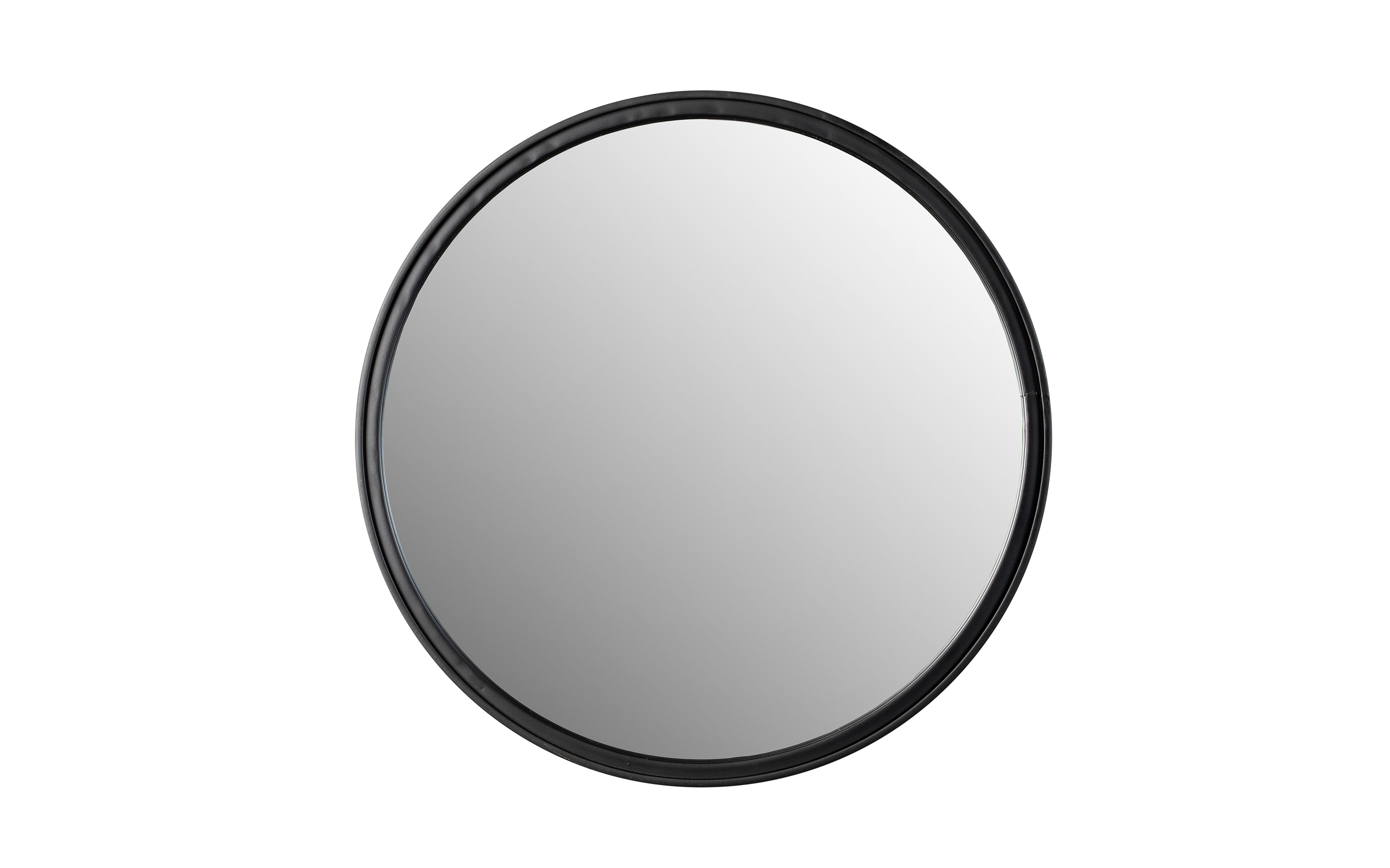 Spiegel Matz Round, schwarz, 60 cm