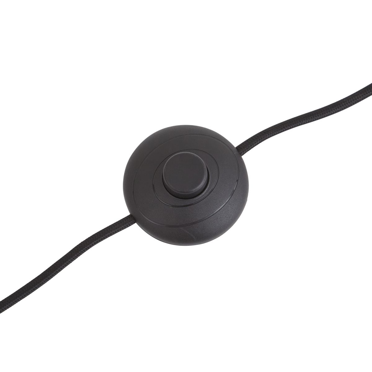 Design vloerlamp zwart met smoke glas - Ana