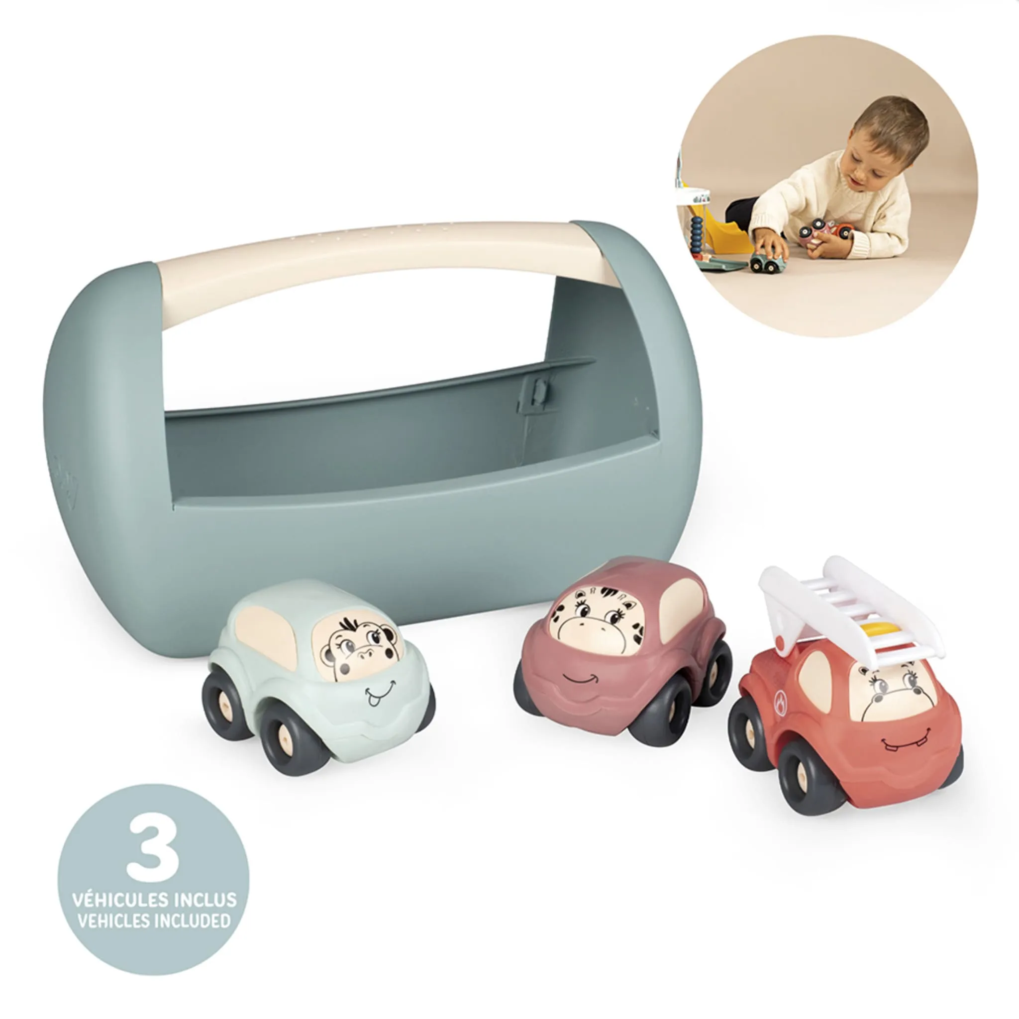 Smoby Ensemble de 3 Véhicules