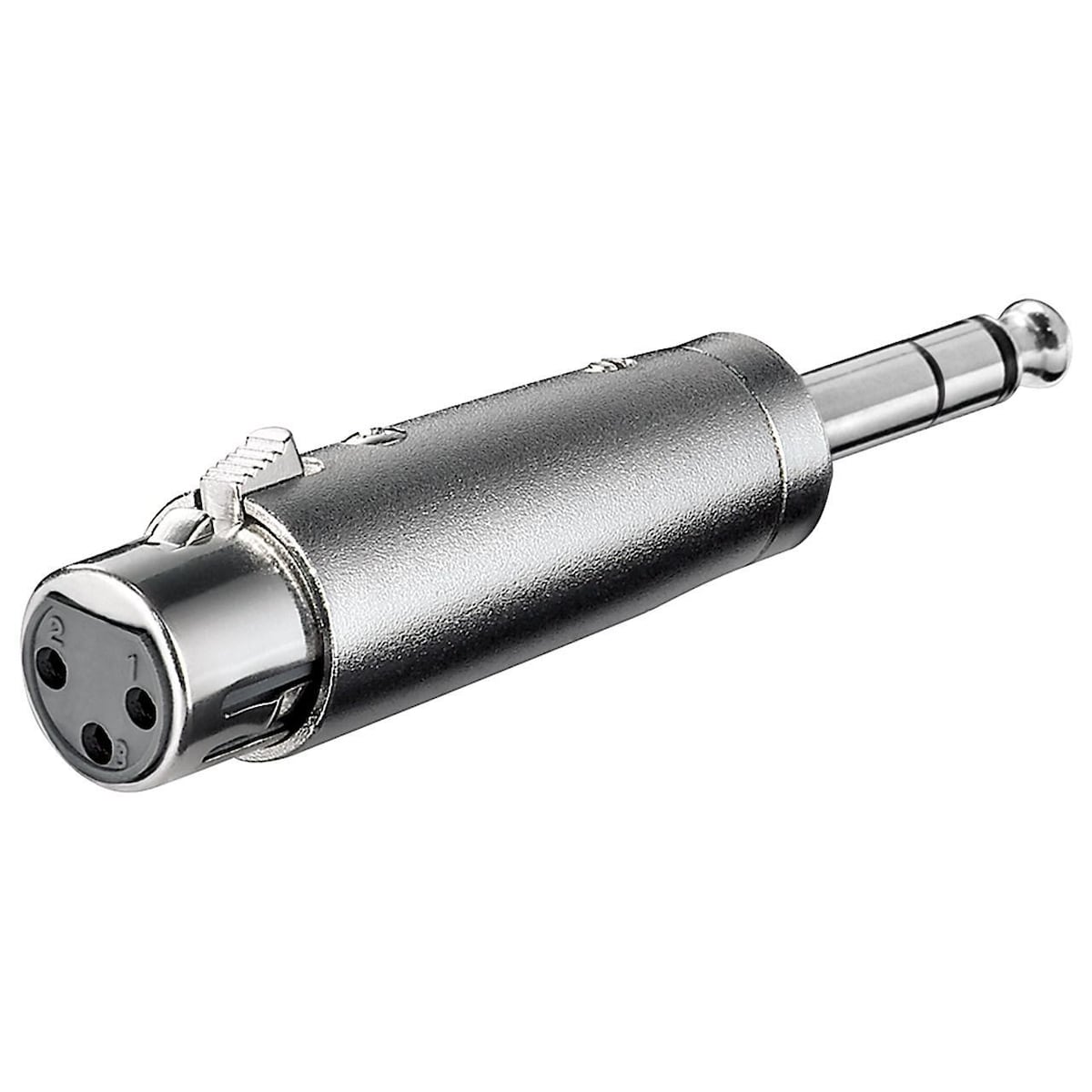 Goobay XLR-adapter  AUX-kontakt  6,35 mm stereo hann til XLR hunn