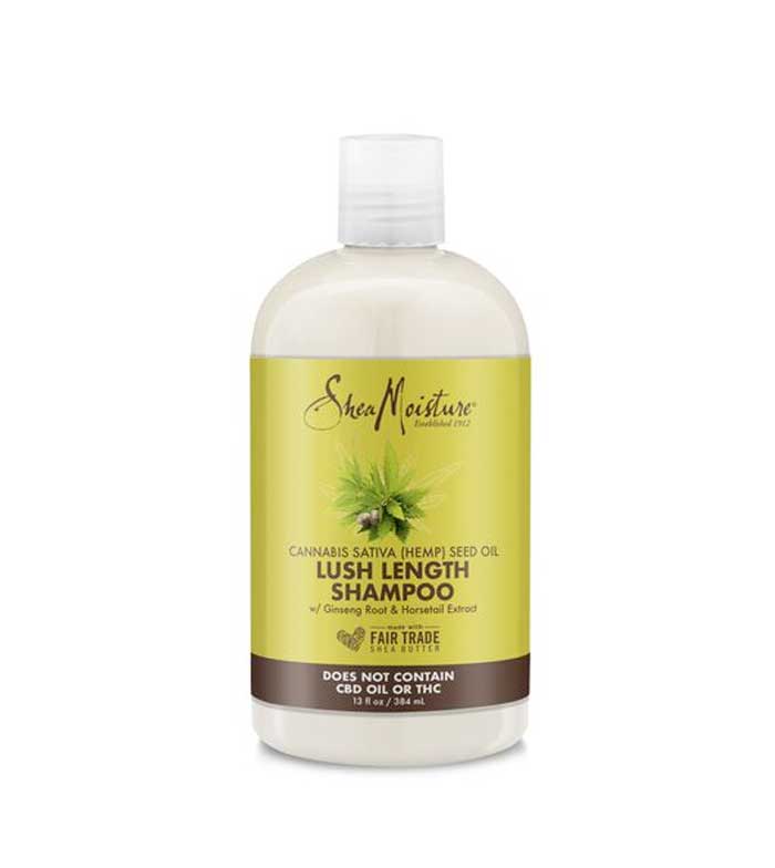 Shea Moisture - Shampoo Lush Length - Óleo de Semente Cannabis Sativa