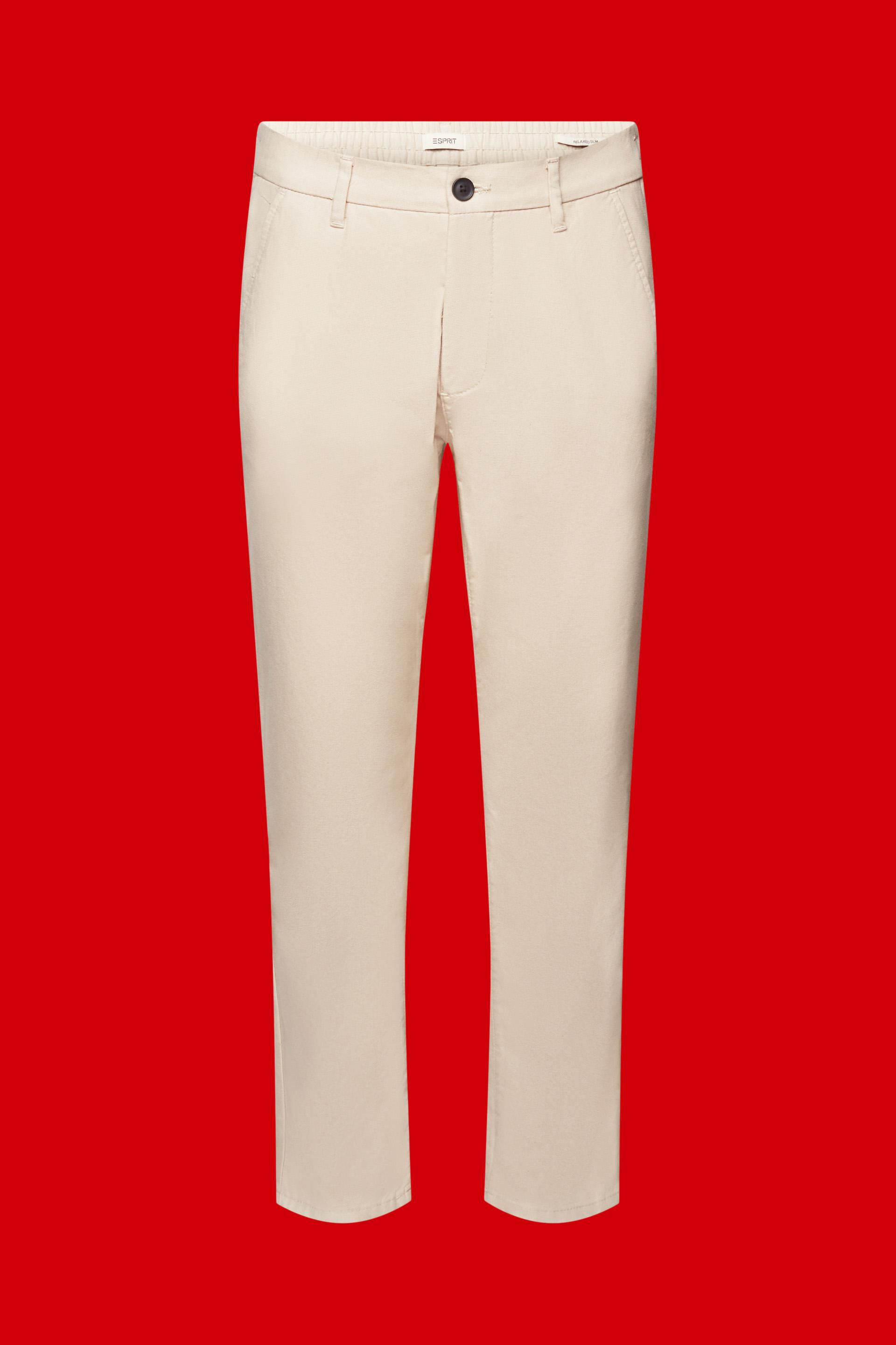 Pantalon chino gratté