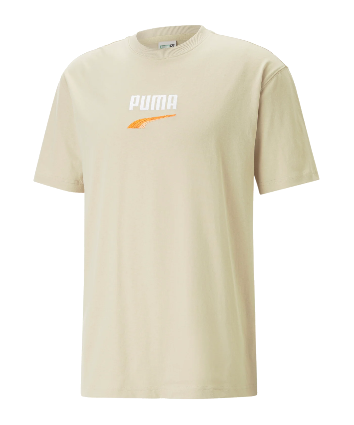 PUMA DOWNTOWN Logo T-Shirt Braun F88